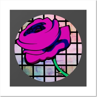 Pink Rose Posters and Art